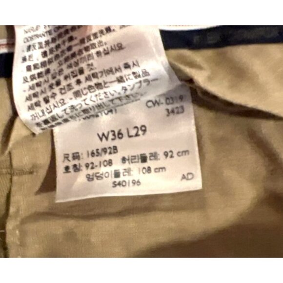 Dockers Mens gray Straight-Leg Chinos W36 L29 Flex Comfort - Picture 4 of 5